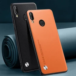Luxury PU Leather Case For Honor Note 10 Back Cover Matte Silicone Shockproof Full Protection Phone Case For Honor Note10 Coque