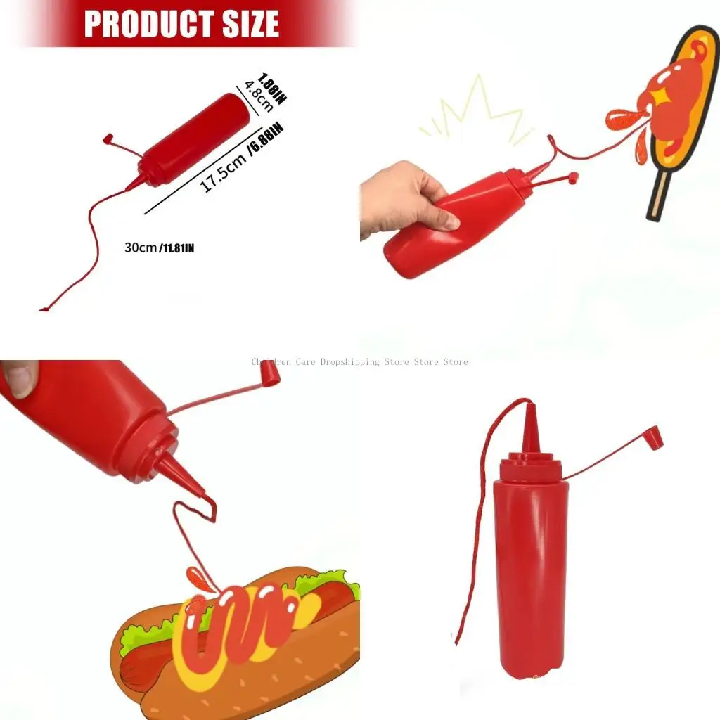 

Fake Ketchup Bottle Trick Toy Safe Plastic Prank Item For Parties Gatherings