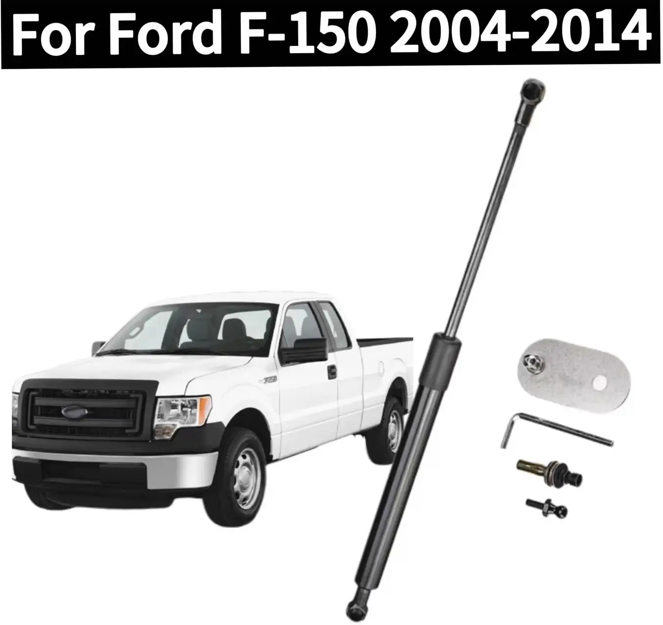 

Rear Tailgate Gas Struts Shock Assist For Ford F-150 2004-2014 Slow Down Damper Supports