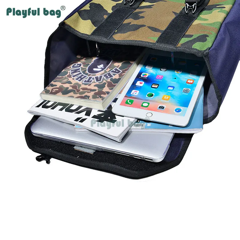 Double Rocker Skateboard Backpack Outdoor Skateboard Carrying Bag BK/Camouflage 1000D Backpack Skating sport equipment AMB178