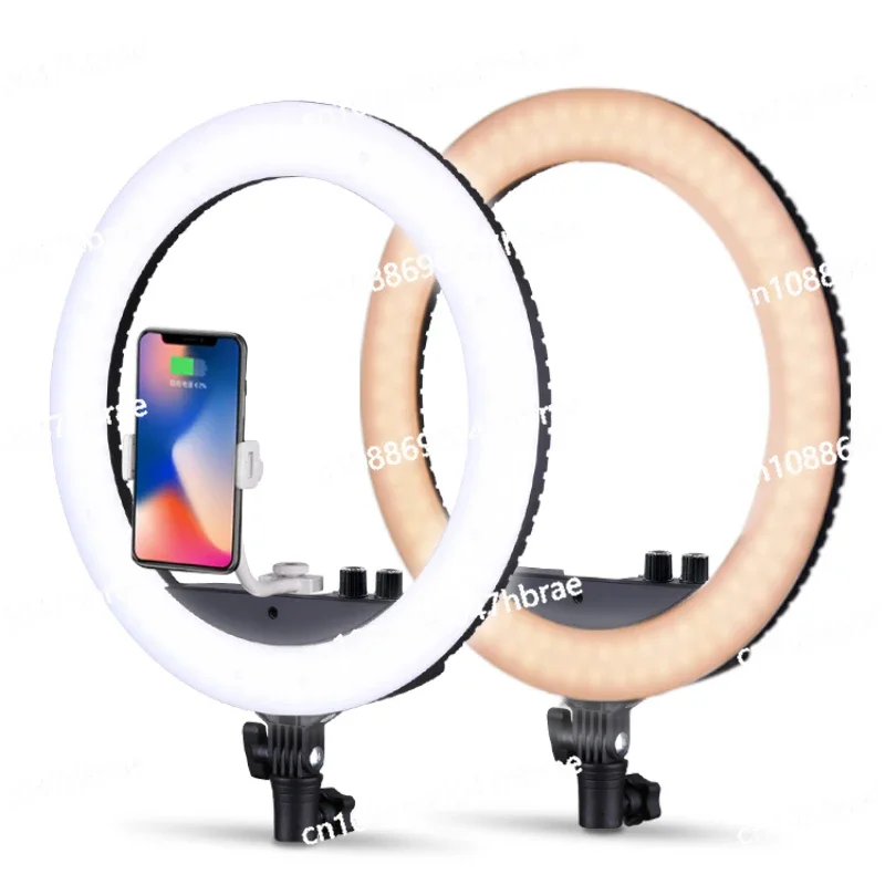 

Dual Color Temperature LED Ring Fill Light for Photography Beauty and Lighting, Soft Light Photography