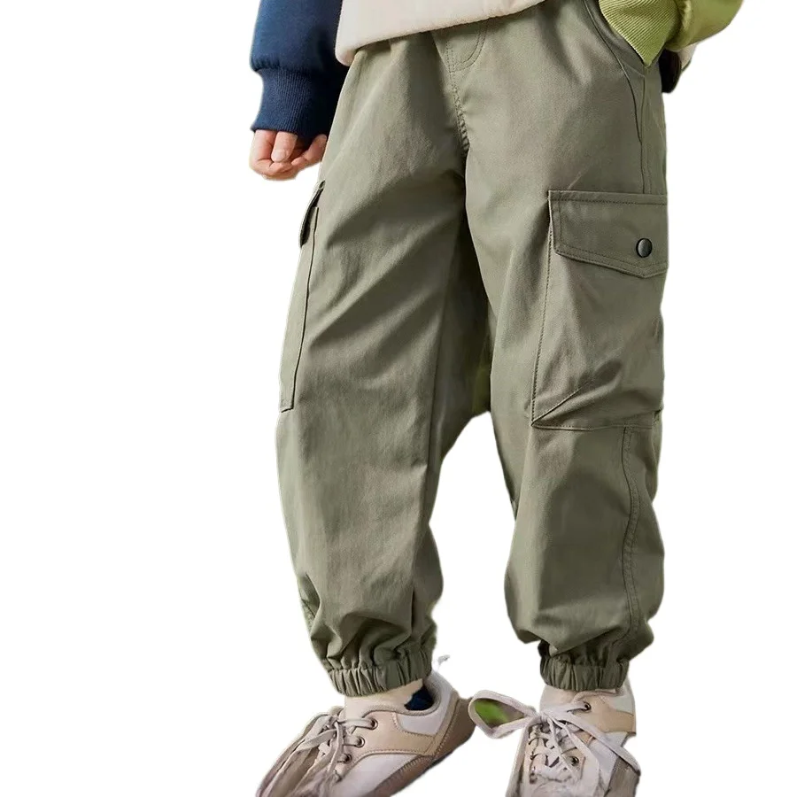 

Toddlder Boys Cargo Pants Kids Trousers Children's Outdoor Clothes