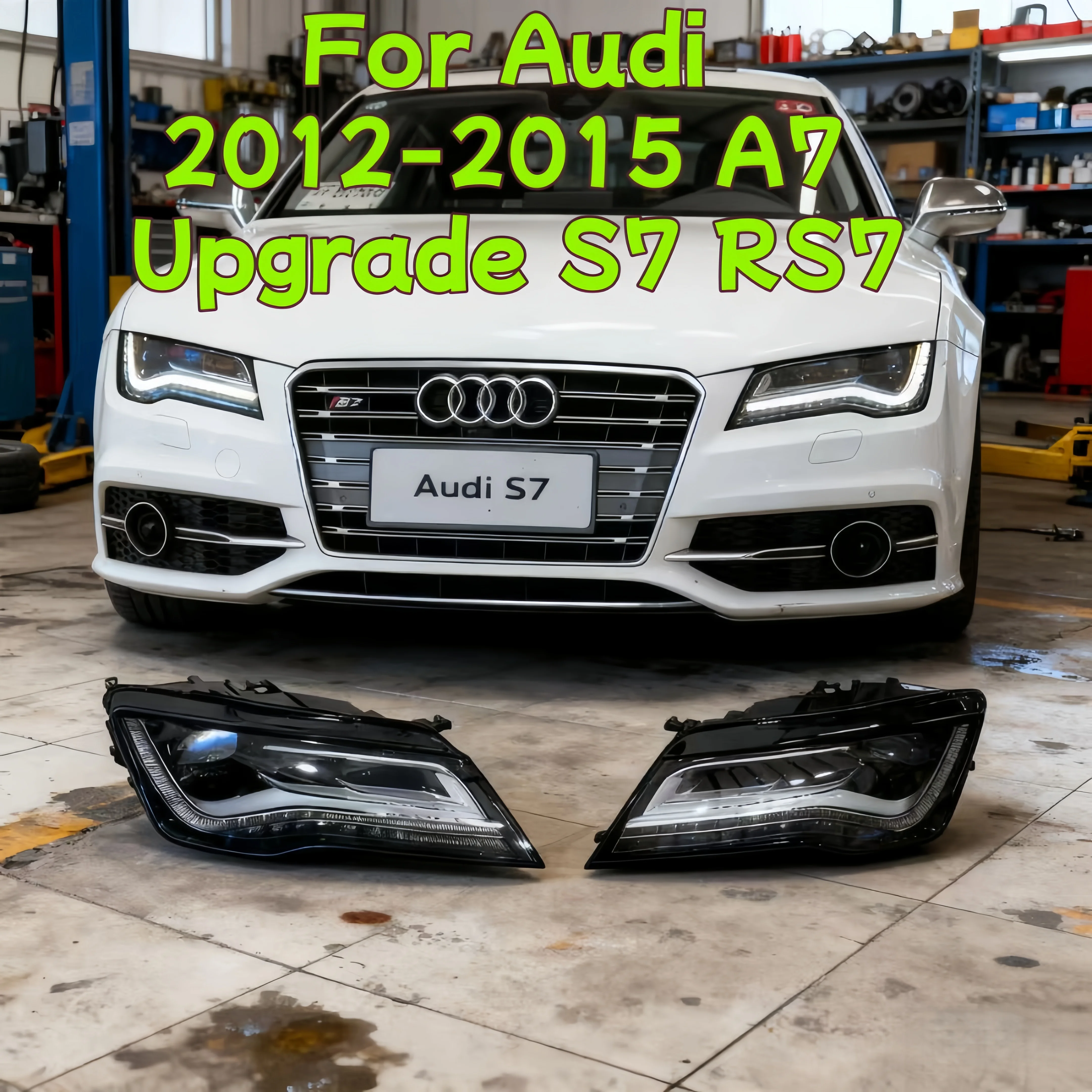 

For Audi 2012-2015 A7 Upgrade S7 RS7 High-end LED Teardrop Headlight Assembly