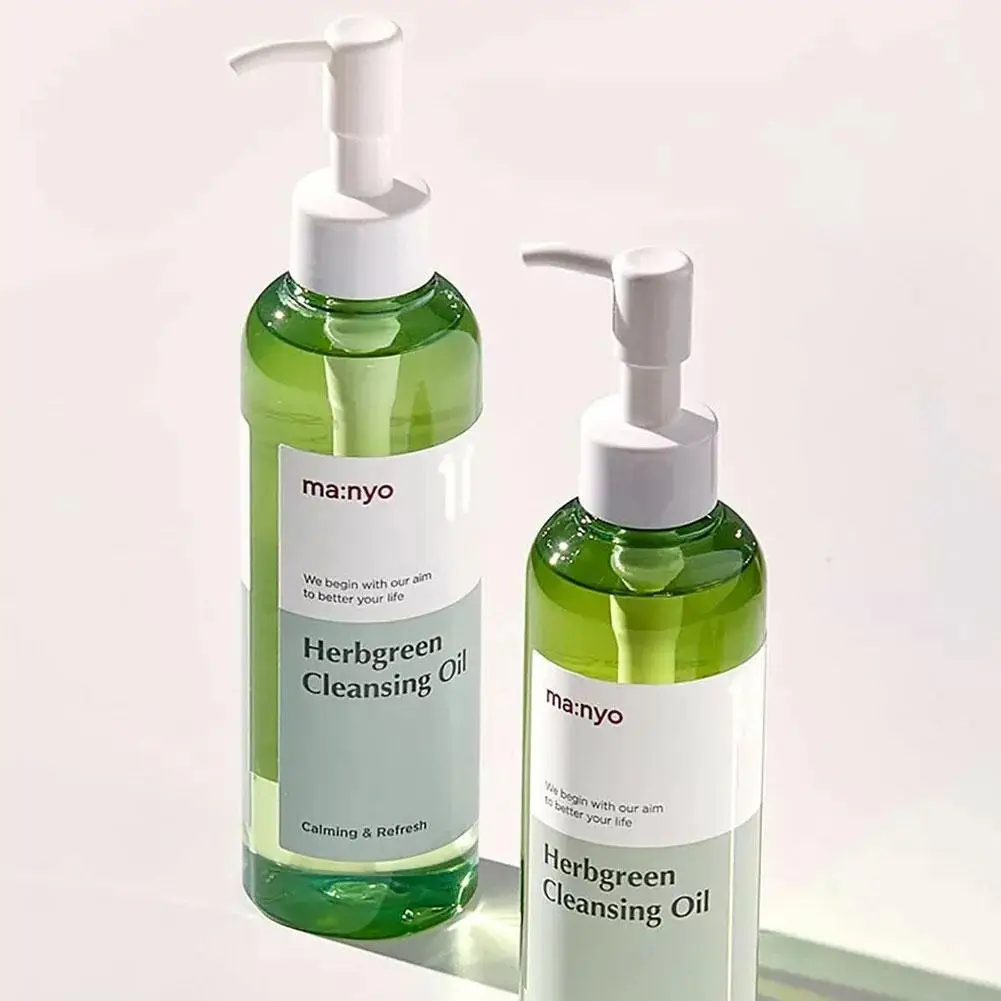 マニョ ハーブグリーン クレンジングオイル 汚れ除去 引き締め ディープクレンジングフォーム 鎮静 リフレッシュ 肌用 メイク落とし