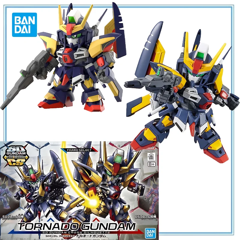 

BANDAI Original in Stock SD Gundam GX - Tornado Gundam - SD Gundam Cross Silhouette Assemble Model Kit Anime Cartoon Gifts Toys