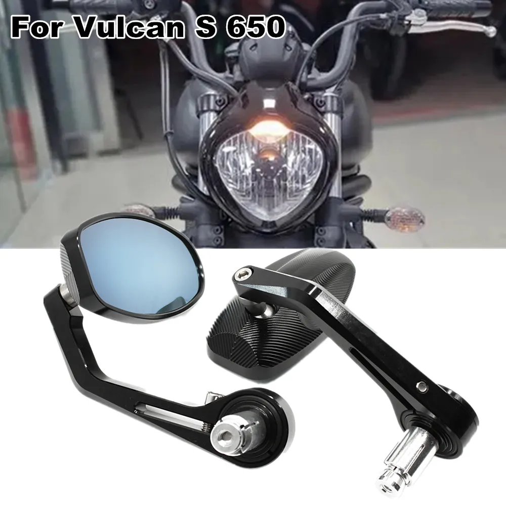 

For Kawasaki Vulcan S 650 Vulcan S650 2015-2023 Motorcycle handlebar mirrors CNC handlebar mirrors