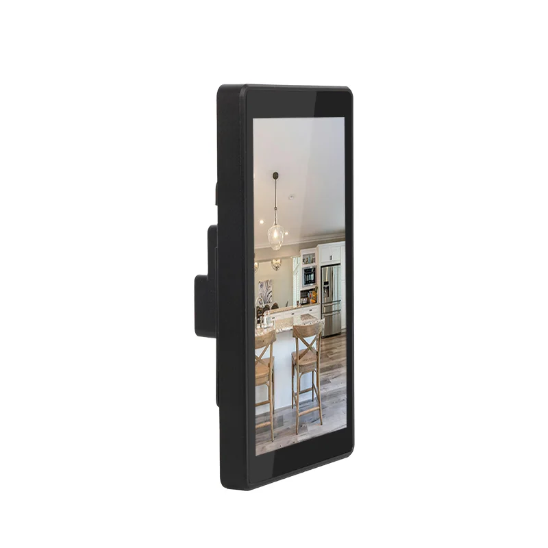 

2025 YC-SM55P 5.5" RK3566 Quad Core 2GB RAM 32GB ROM in Wall PoE Android Smart Home Touch Panel With CNC Process