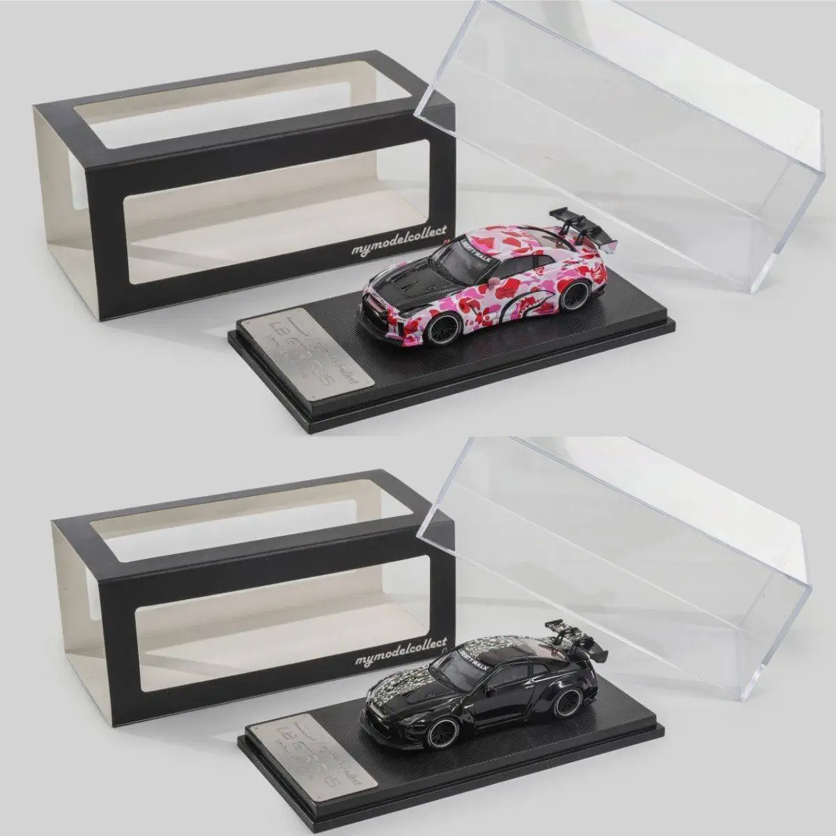 Diecast MC 1:64 Scale GT-R R35 LB Modified Silhouette1.5 Alloy Car Model