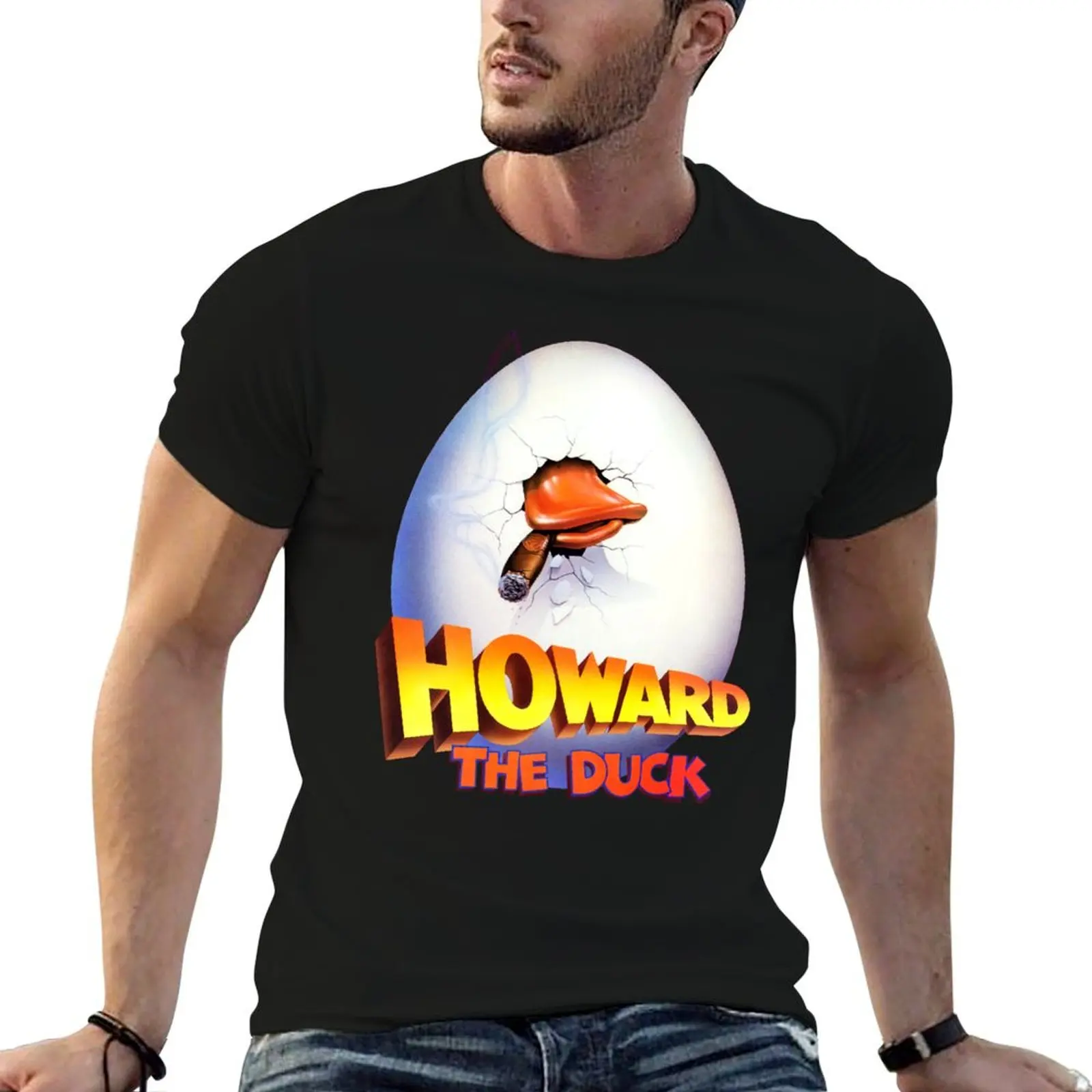 

T-Shirt cotton t men 68 Duck shirts t shirt Howard 100% high The cotton quality