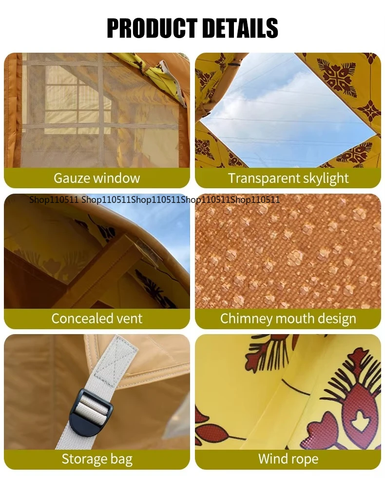 

Middle East Desert Tent-Inflatable Camping Tent Arab Automatic Inflatable Tent Large Space with Wholesale Price