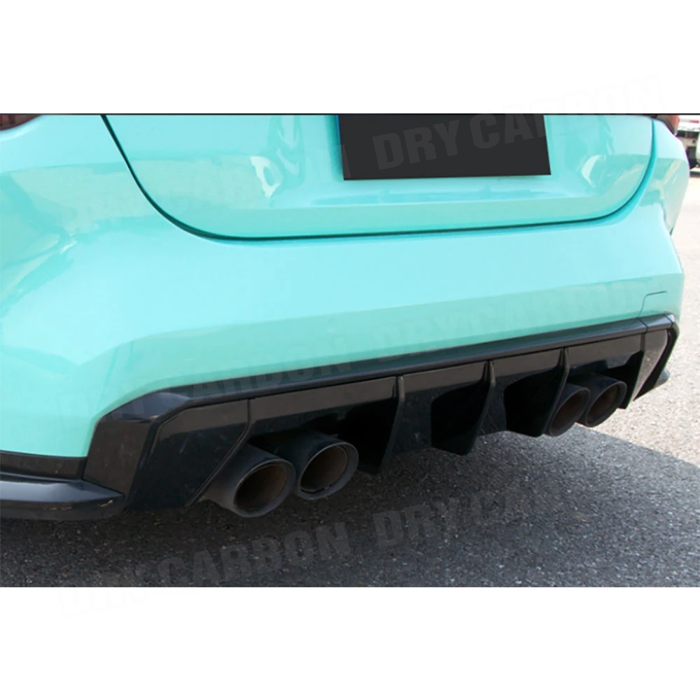 ABS Rear Bumper Lip Diffuser Body Kits For BMW 3 4 Series G80 G82 G83 M3 M4 M Performance 2021+ Rear Diffuser Accessories