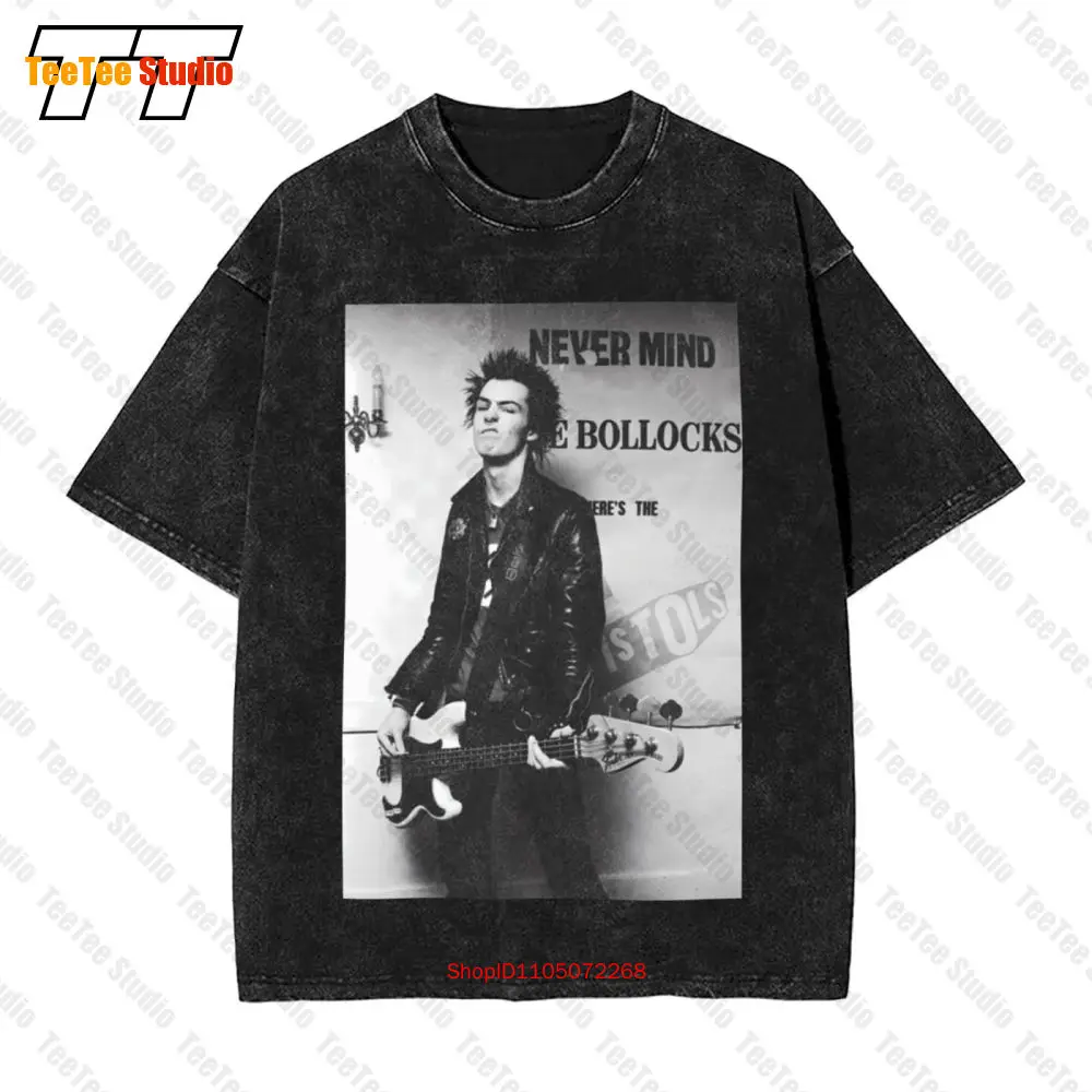 Sid Vicious Sex Pistols Bass Player Men'S Vintage Oversized T-Shirt TRZB