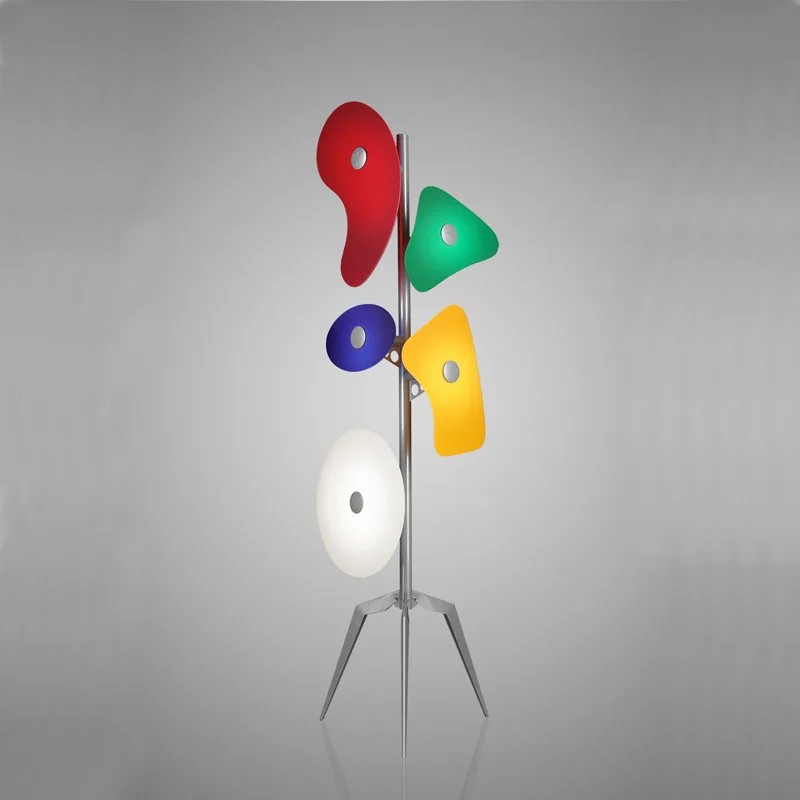 Italian Designer Floor Lamp Creative Art Color LED Standing Light Living Room Bedroom Bedside Personality Decorative Table Lamp