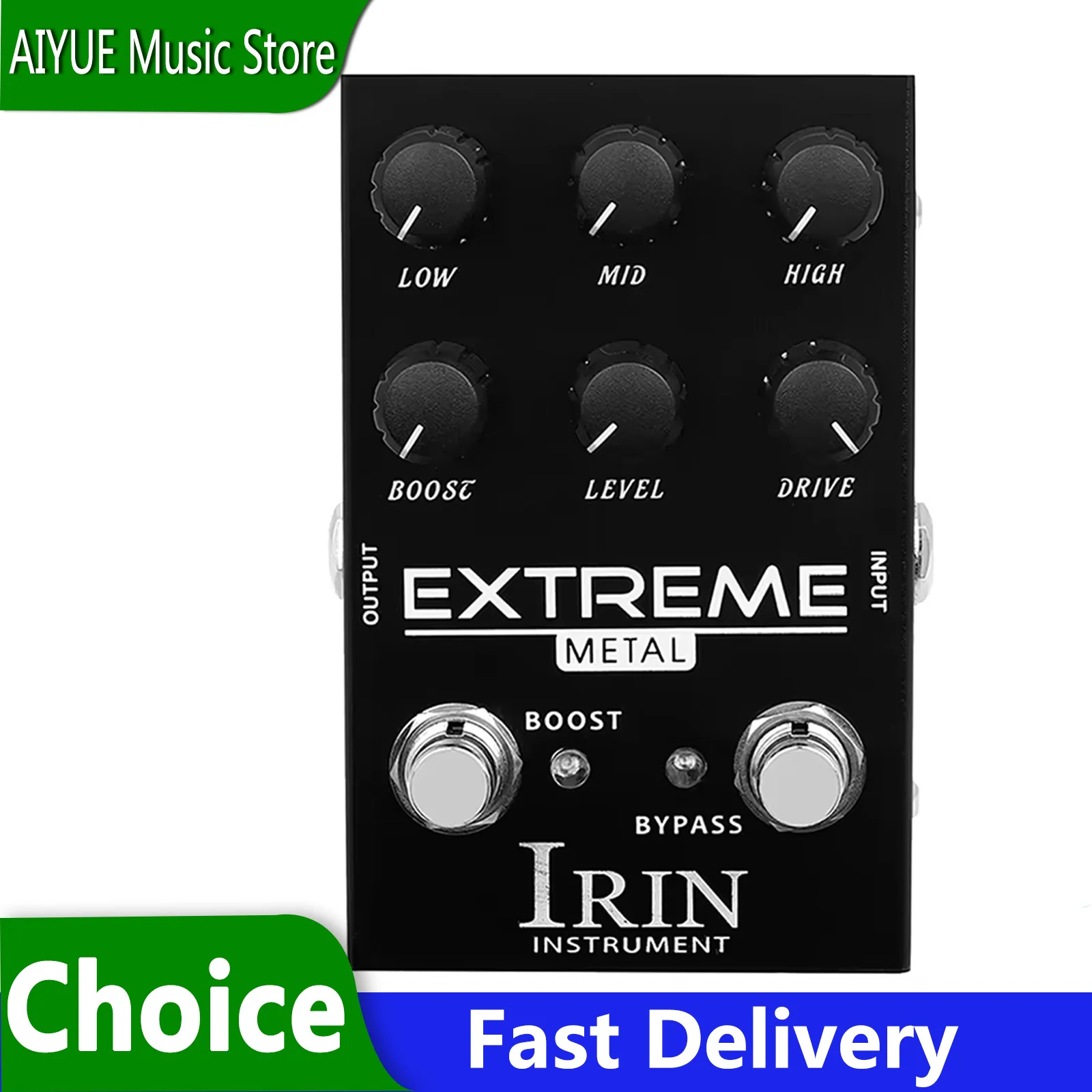 

IRIN Electric Guitar Effects Pedal AN-42 EXTREME Metal Distortion Pedal High Gain Overdrive Effects Guitar Accessoriess
