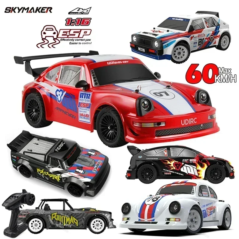 RC Racing Car 1/16 UD1604 UD1603 Ud1607 UD1608 RC Car High Speed 2.4G Brushless 4WD Drift Remote Control Drift Car toys For Boys