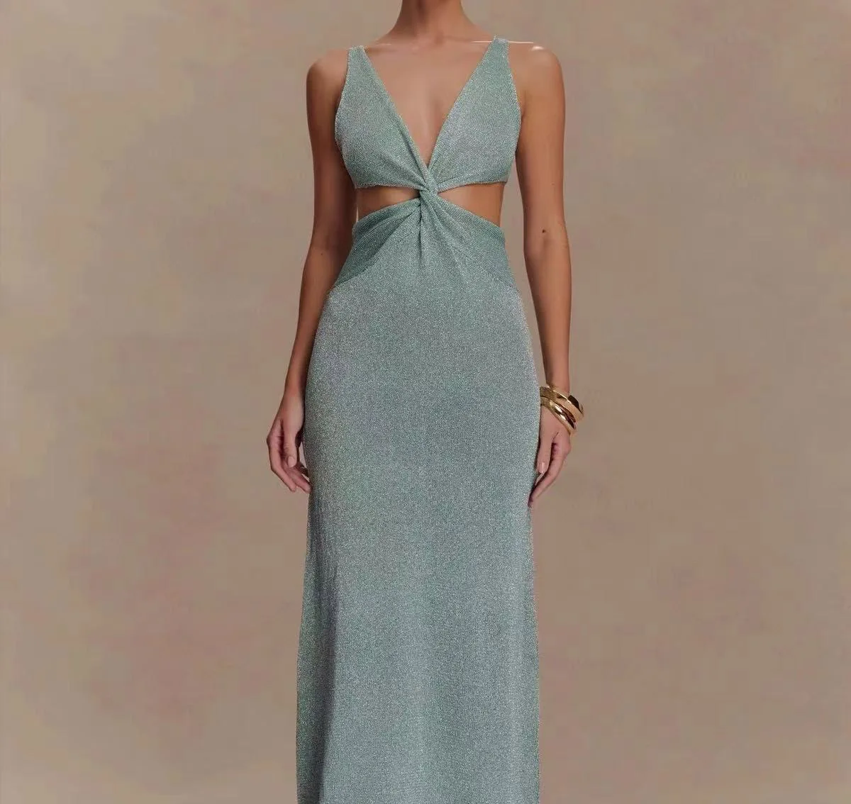 Sexy Camisole Beach Long Dress Backless Summer New Style Vacation Casual Elegant Dress Sleeveless Slim Fit Party Club Sun Dress