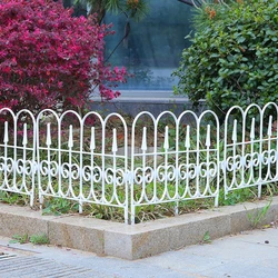 Rustproof Landscape Fence Potted Plant Barrier Bendable Garden Border Animal-Proof Edging for Flower Beds Functional Yard