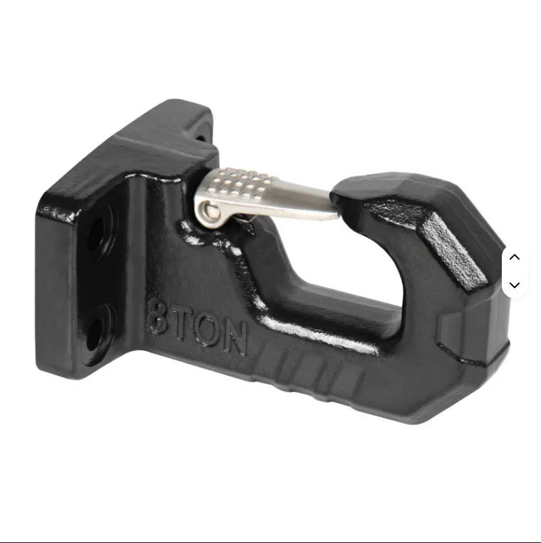 85x45mm Install Base Hole Forging Trailer Hitch Have 8ton Load Tow Hook Refit Parts Off-road Towing Accessories