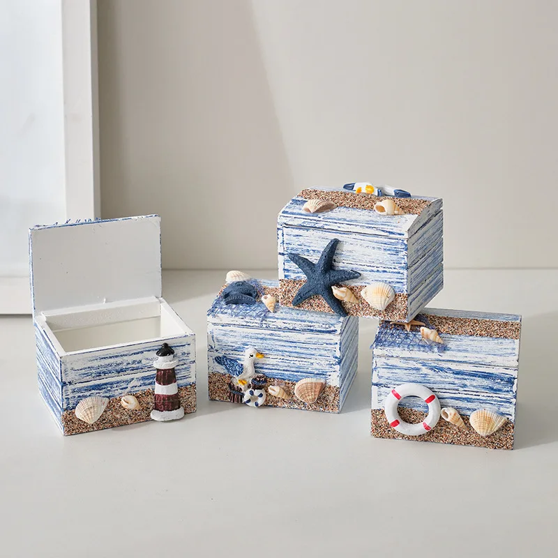 Classic Wooden Mini Storage Box – Desktop Organizer, Creative Jewelry & Candy Box for Home Decor Display
