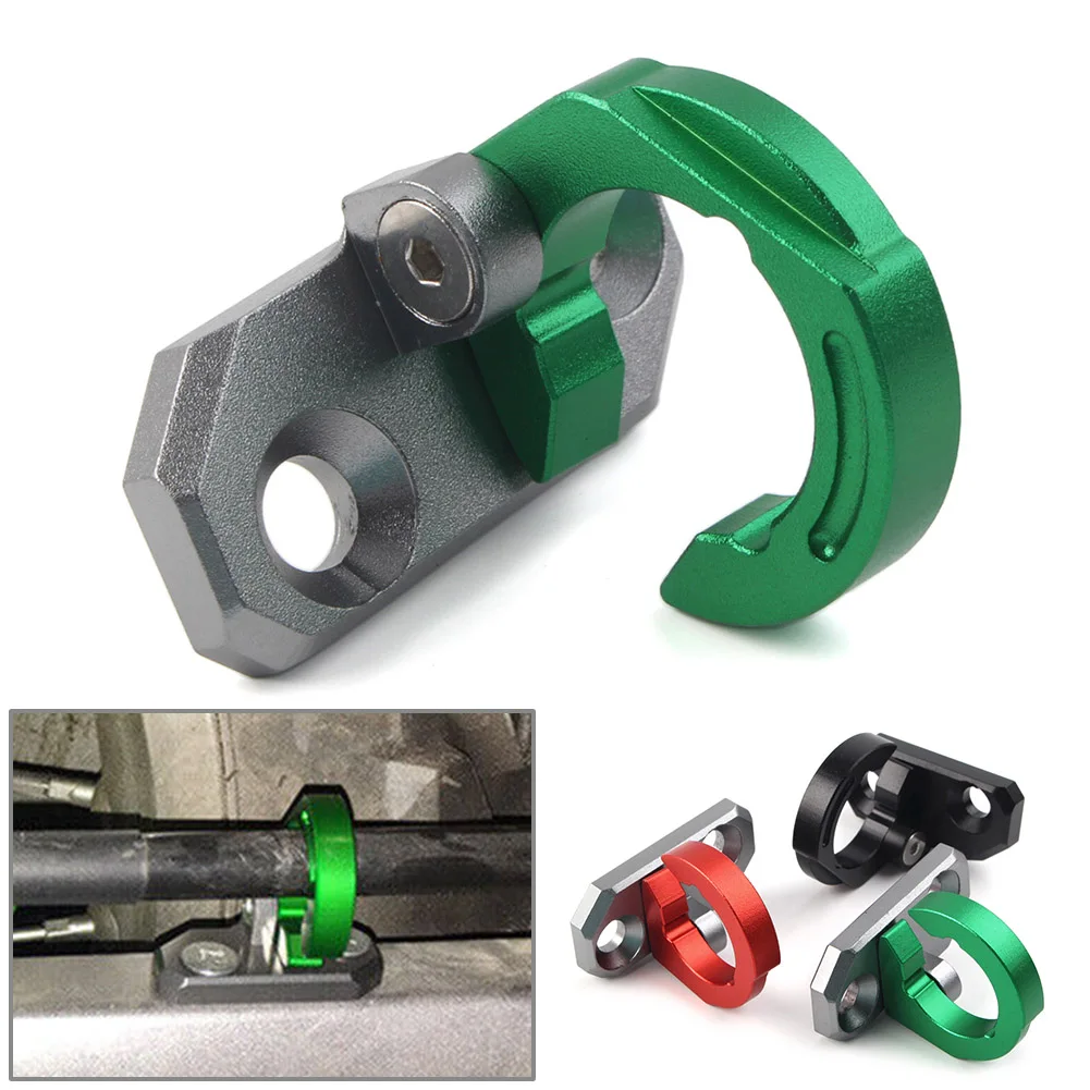 Abrazadera de manguera de freno trasero CNC para motocicleta, soporte de línea de Cable basculante para Kawasaki KX 80 85 100 125 250 500 y KLX 140 250 300 650