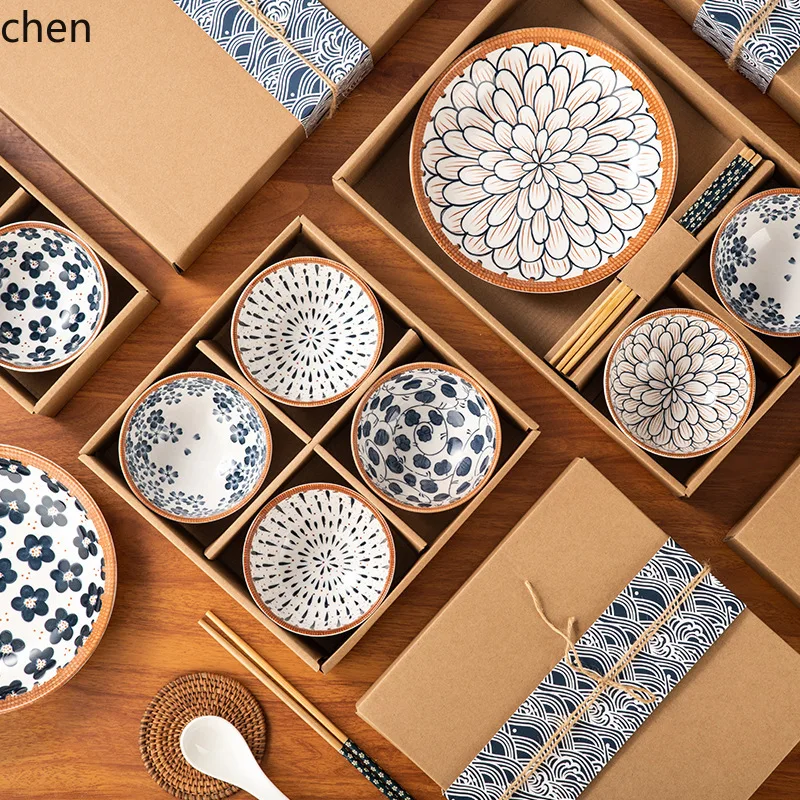 Picture 4: Hxl underglaze ceramic dinnerware gift set
