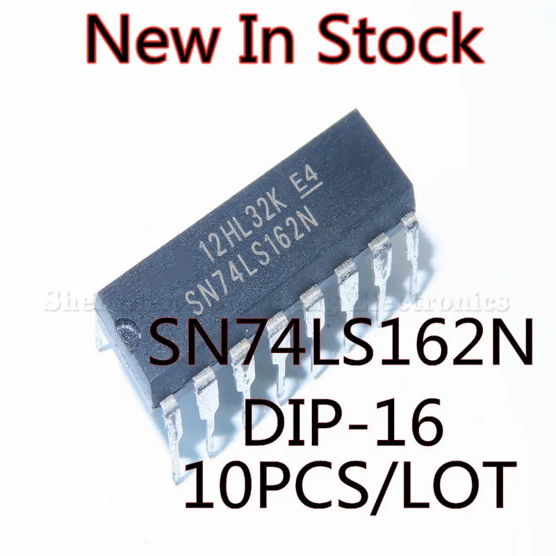 10PCS/LOT NEW SN74LS162N 74LS162 DIP-16 Synchronous 4-digit counter  In Stock