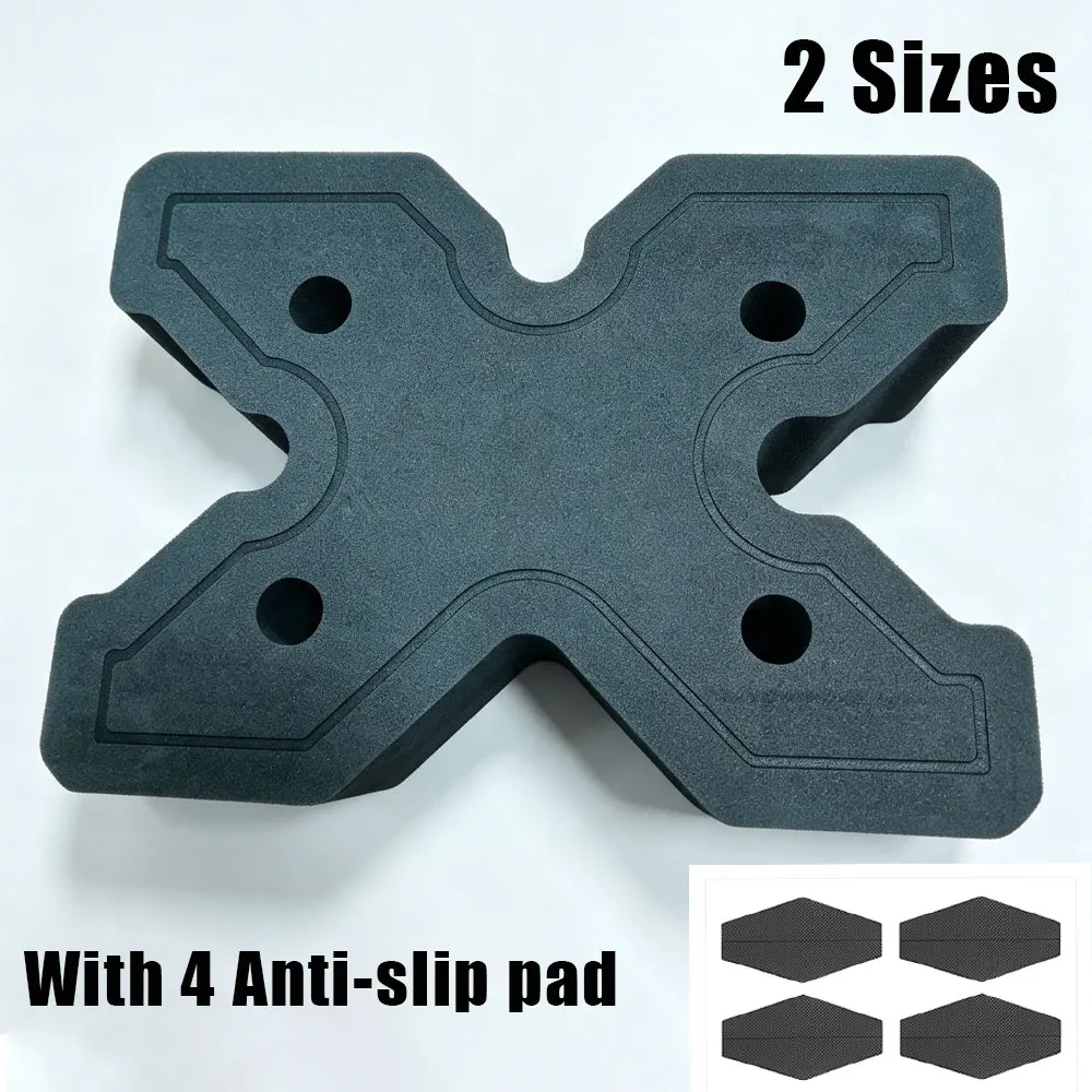 Tactical X-Block Gun Rack EVA Gun Rest Shooting Stand Universal Gun Bench Rest with Anti-Slip Rubber Pad for Pistol Rifle