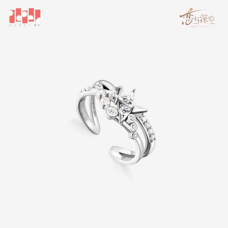 خاتم كاليب الأصلي الحب والعميق كاليب أزياء تنكرية إكسسوارات تنكرية لعبة أنيمي فتاة النساء خاتم الذكور هدية الهالوين #2