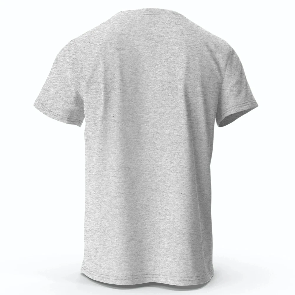 Funny Middle Finger Duck Creative Print Pure Cotton T-shirt for Men's Leisure Entertainment T-shirt Plus Size Loose Sports Top