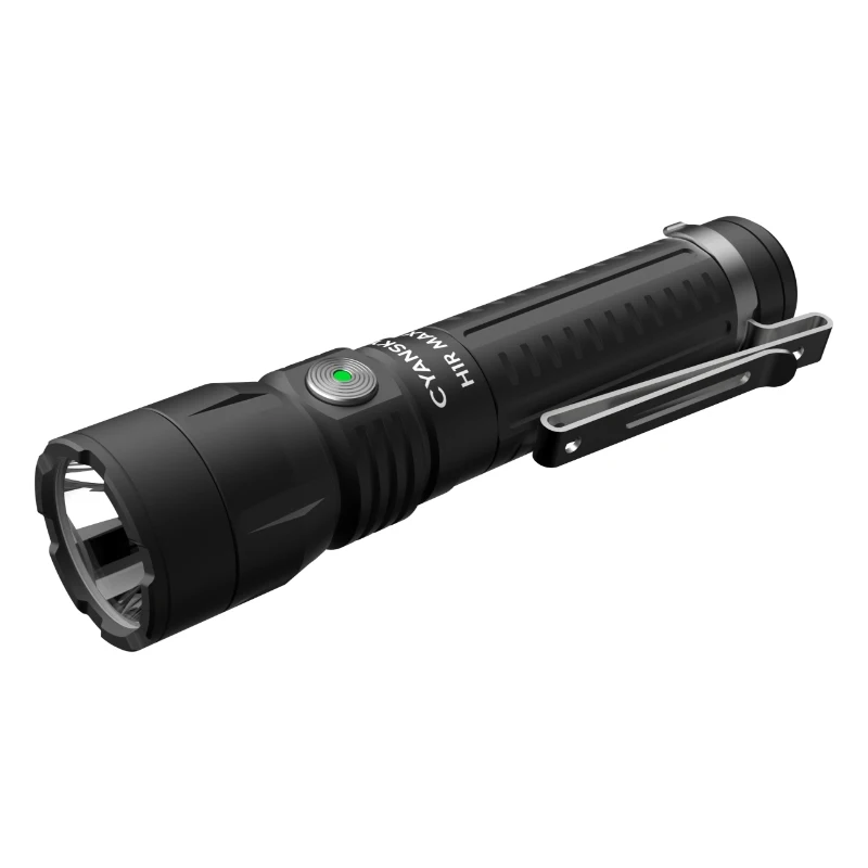 CYANSKY H1R Max Powerful LED Magnetic Tail Flashlight 1500lm 450M Tactical Flashlights Rechargeable EDC Pocket Flashlight 18650