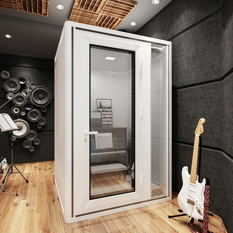 Recording studio Silent tutoring room Drum set Wind music production Recording  Piano Glass soundproof room