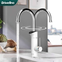 Briwellna-2 인 1 전기 순간 온수기 220V, 주방 수도꼭지, 탱크 없는 전기 온수기, 히팅 탭