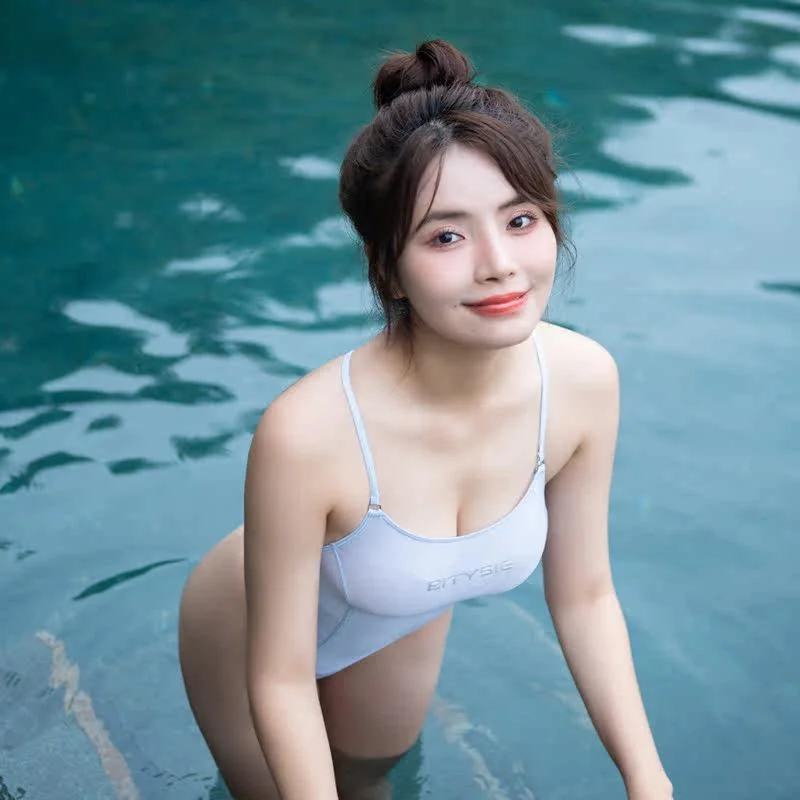 Bitysei Women's High Leg Cut One-Piece Swimsuit Thin- Strap T-Back Transparent Water Leotard Sexy Bathing Costume Holiday Wear