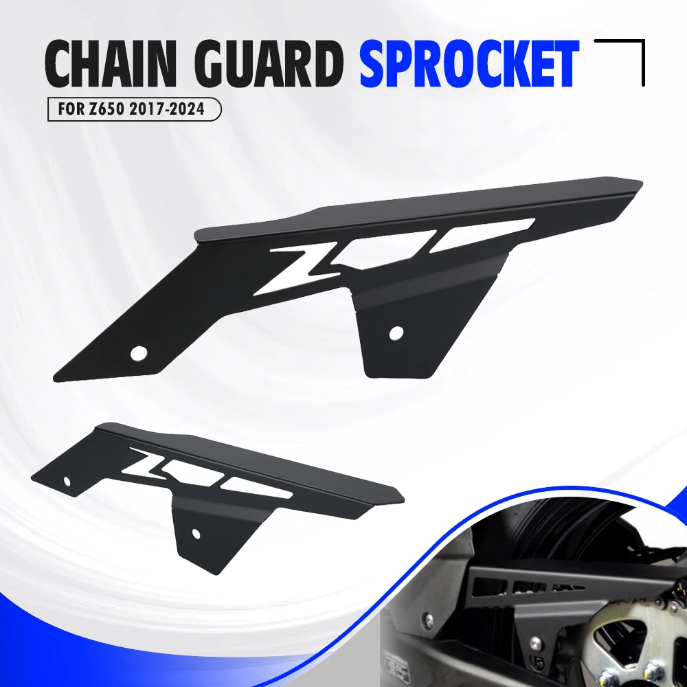 For Kawasaki Z650 RS KLX125 KLX140 R/RF/RL KLX150L Motorcycle Chain Guard Cover Protection Parts Ninja 650/ZX-6R D-TRACKER 125