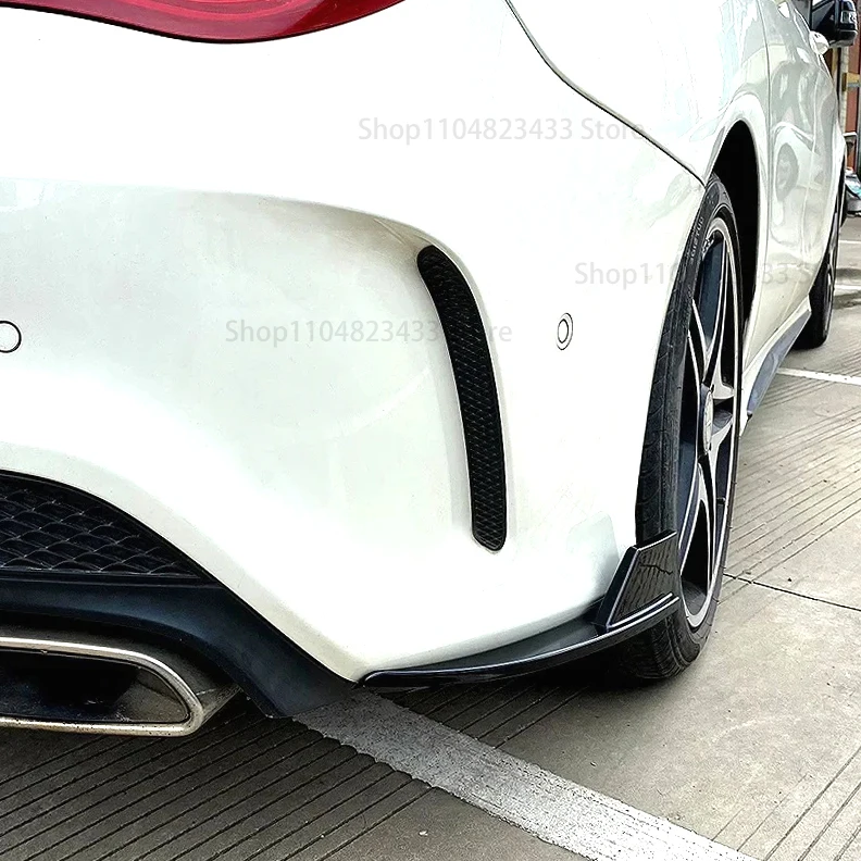 

Для Mercedes Benz CLA Class C117 X117 CLA200 180 200 220 тюнинг сплиттер диффузор протектор угловой спойлер задний бампер 2013-19