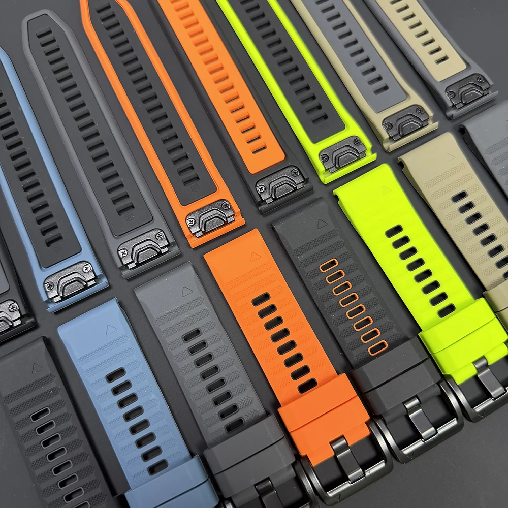 For Garmin Fenix 9 8 Pro E 7X 7 6X 6 5X 5Plus QuickFit Band for Tactix 8 Solar Epix Pro Enduro 3 Sports Silicone 22mm 26mm Strap