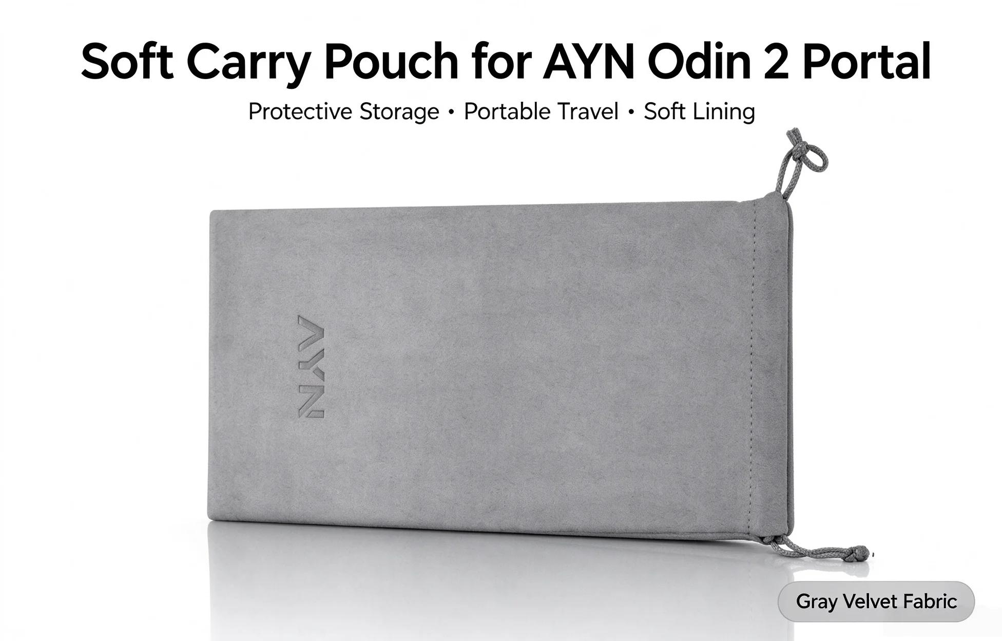 AYN Odin 2 Portal Accessories Bundle, TPU Ergonomic Grip, Soft  Pouch & Hard Shell Carrying Case for Handheld Game Console