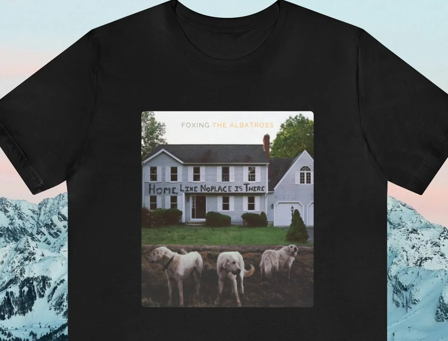 Foxing Hotelier 10Th Anniversery T Shirt Albatross And Home Like No Place Is There