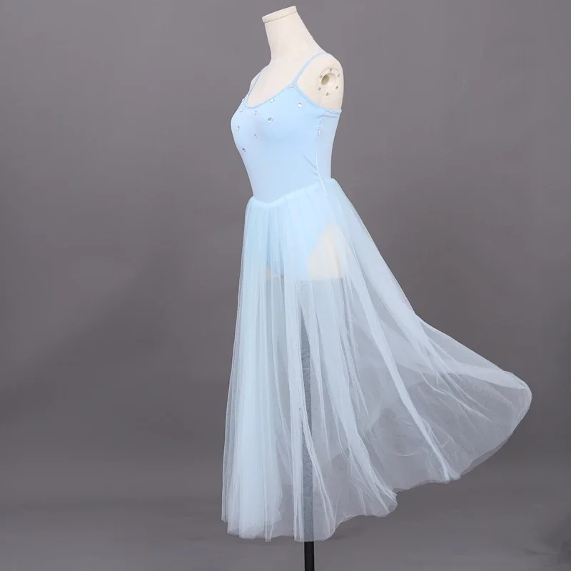 

Children Dress Ballerina Ballet Dresses For Girls Kids Long Ballet Tutu Contemporary Dress Practice Dance Chiffon Dress