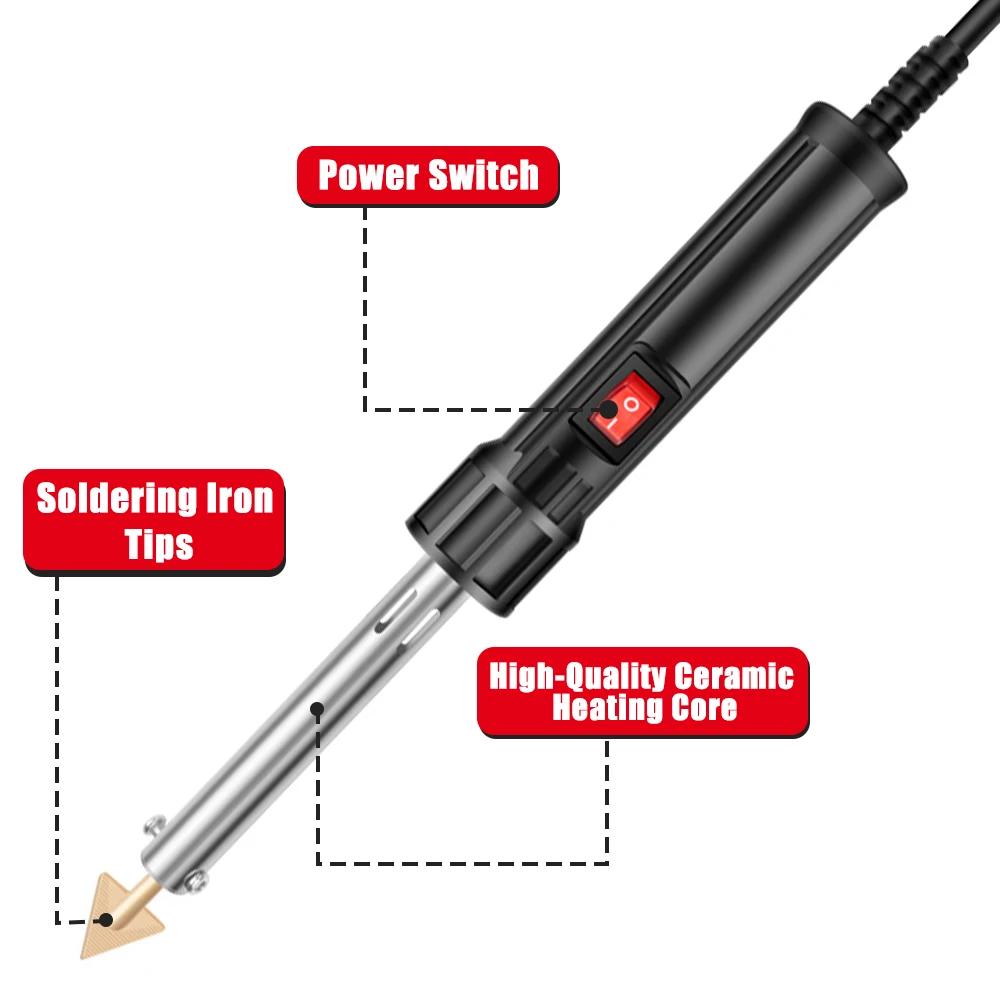 New 150W Plastic Welding Kit Soldering Iron Gun Professional Surface Repair Tool For DIY Car Bumper Kayak Canoe Welder Tools Kit