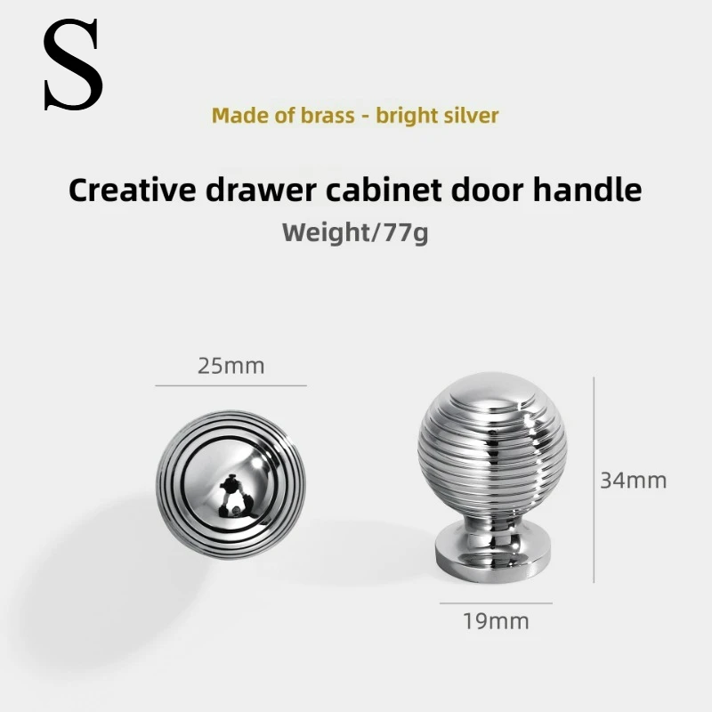 Kleiderschranktüren und Schränke mit amerikanischem Messinggriff, hochwertige französische Türgriffe
