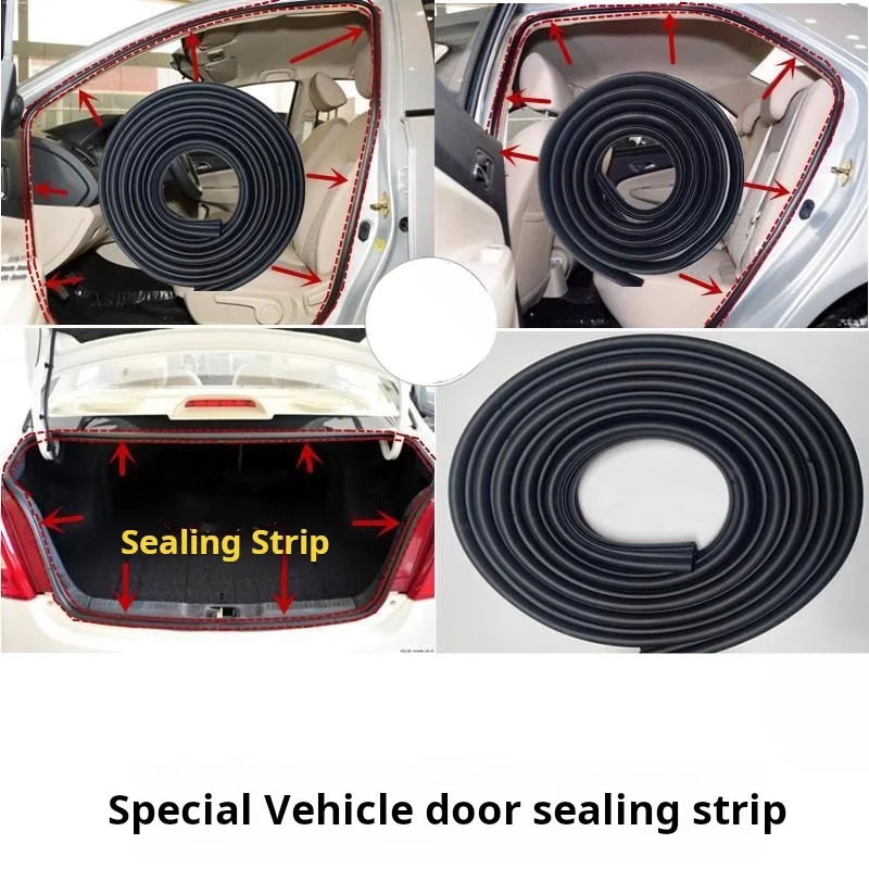 Car Door Frame Rear Door Sealed Dustproof Waterproof Strip For Geely MK1 MK2 SC6 GC6