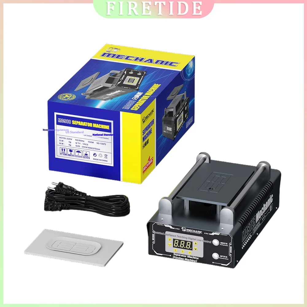 

Сепаратор экрана мобильного телефона MC988, разборка экрана, взрыв экрана, ремонт, точный контроль температуры, сильное всасывание