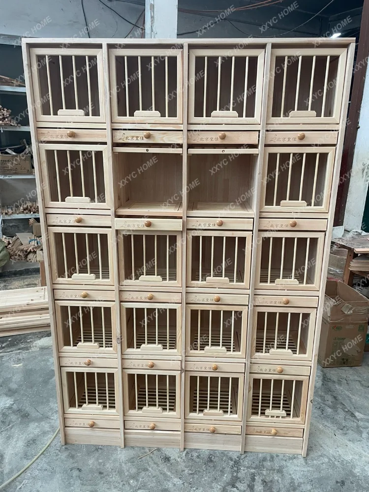 Box Matching Cages Shutter Door Partition Doors and Windows Tebi Nest Box Trough Ground Screen jaula para perros grandes