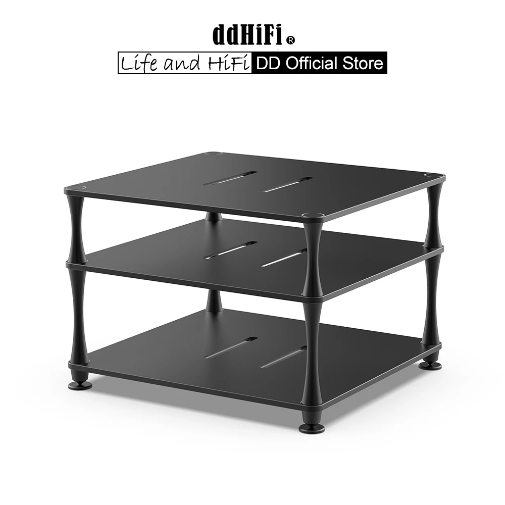 DD ddHiFi HS300 HiFi Display Stand for Desktop DAC Amp, Warm Gray, Cool Gray, Pinkish Gray, Anodized Silver and Sand Black