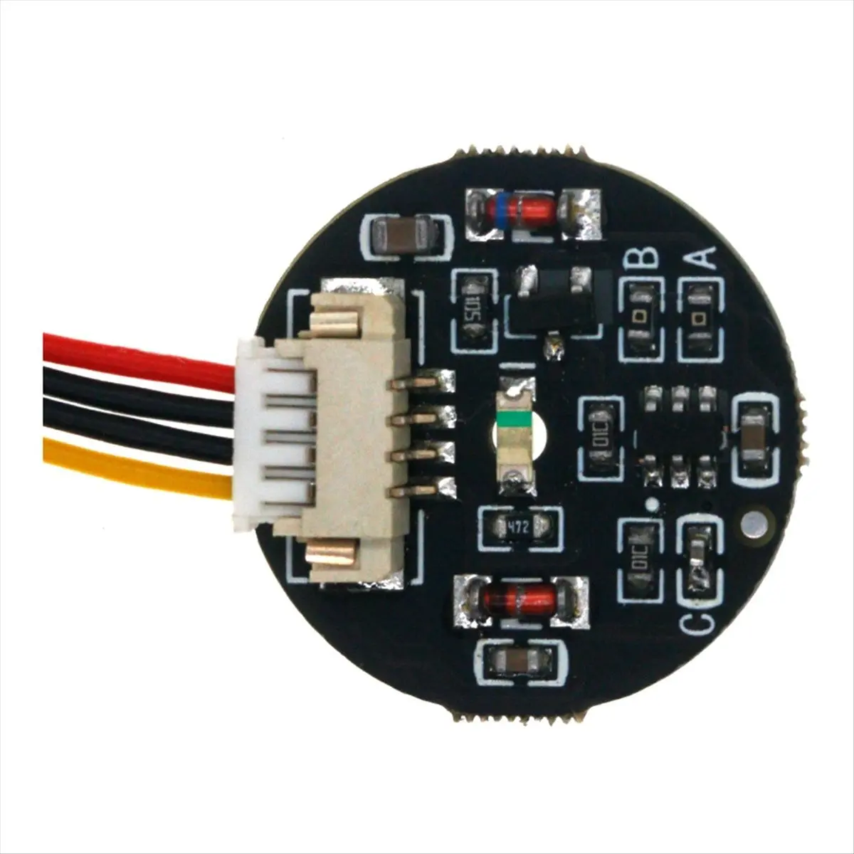 T19C 3V-30V Jog Latch Touch Key Switch Sensing Module Bistable Light Touch Switch LED Light Band Module,4-Wire White Light