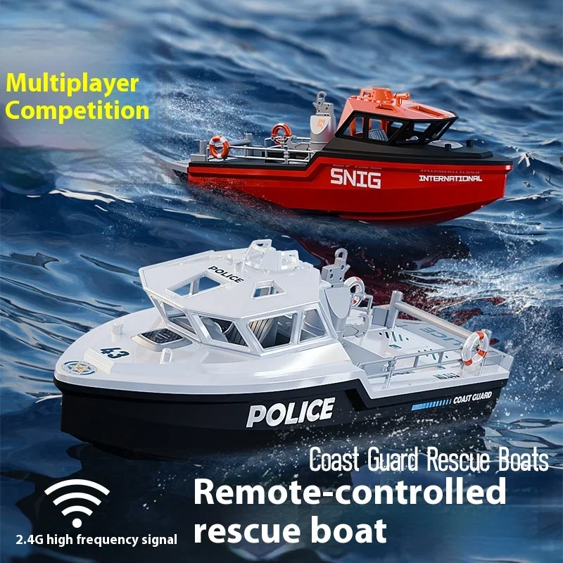 

Hot Remote Control Tugboat Water Remote Control Boat Toy Can Be Launched Boy Vortex Jet Model Boat Rc High-Speed Speedboat Gift
