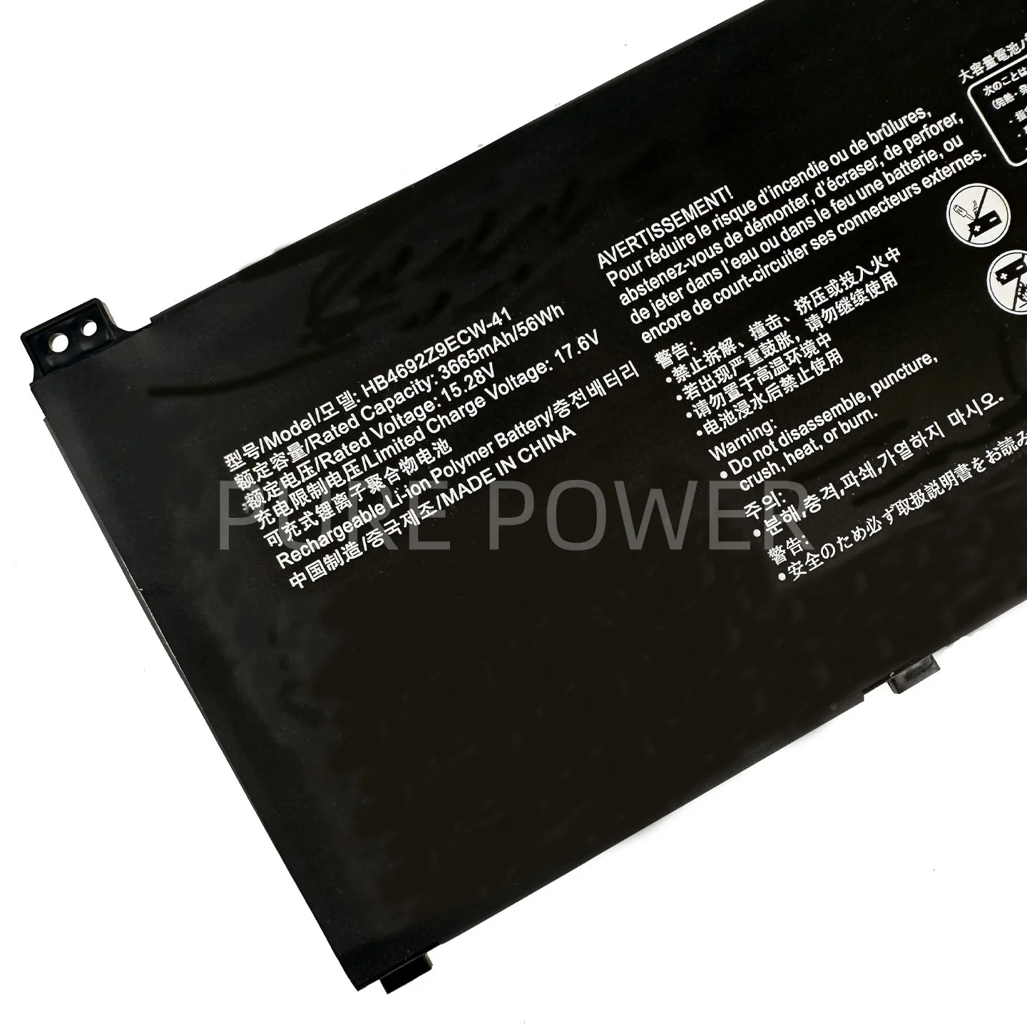 New Laptop Battery HB4692Z9ECW-41 15.28V 56WH 3665mAh High Quality For Huawei MateBook D14-53010TVS Magicbook 14 NBLK-WAX9X 56WH