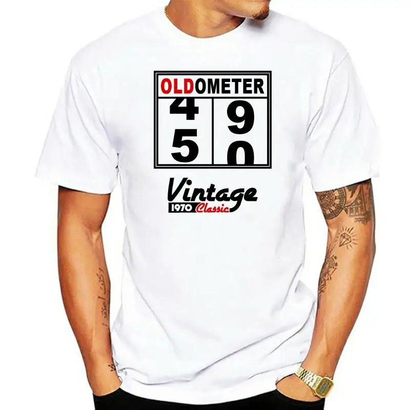 50th Birthday 1970 Vintage Classic Oldometer T-Shirt