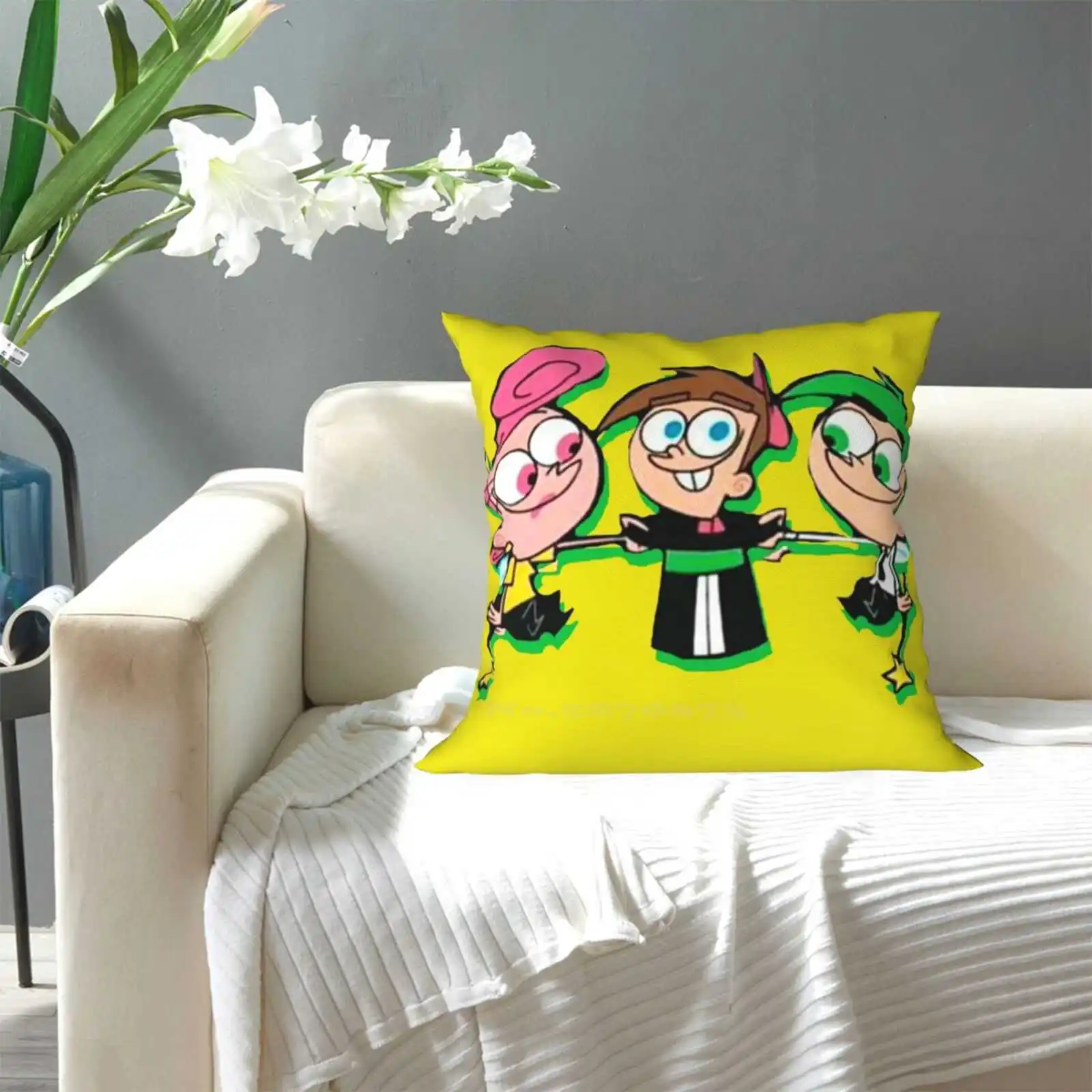 Timmy And The fates Fashion Sofa Throw Pillow Cover federa fate Cosmo Wanda Magic godgenitori genitori abbastanza dispari